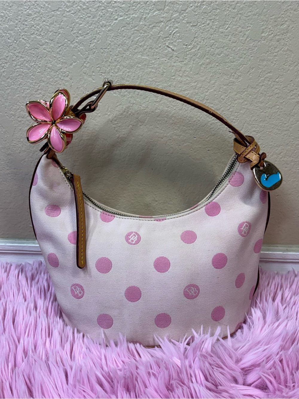 Dooney & Bourke pink hobo bag